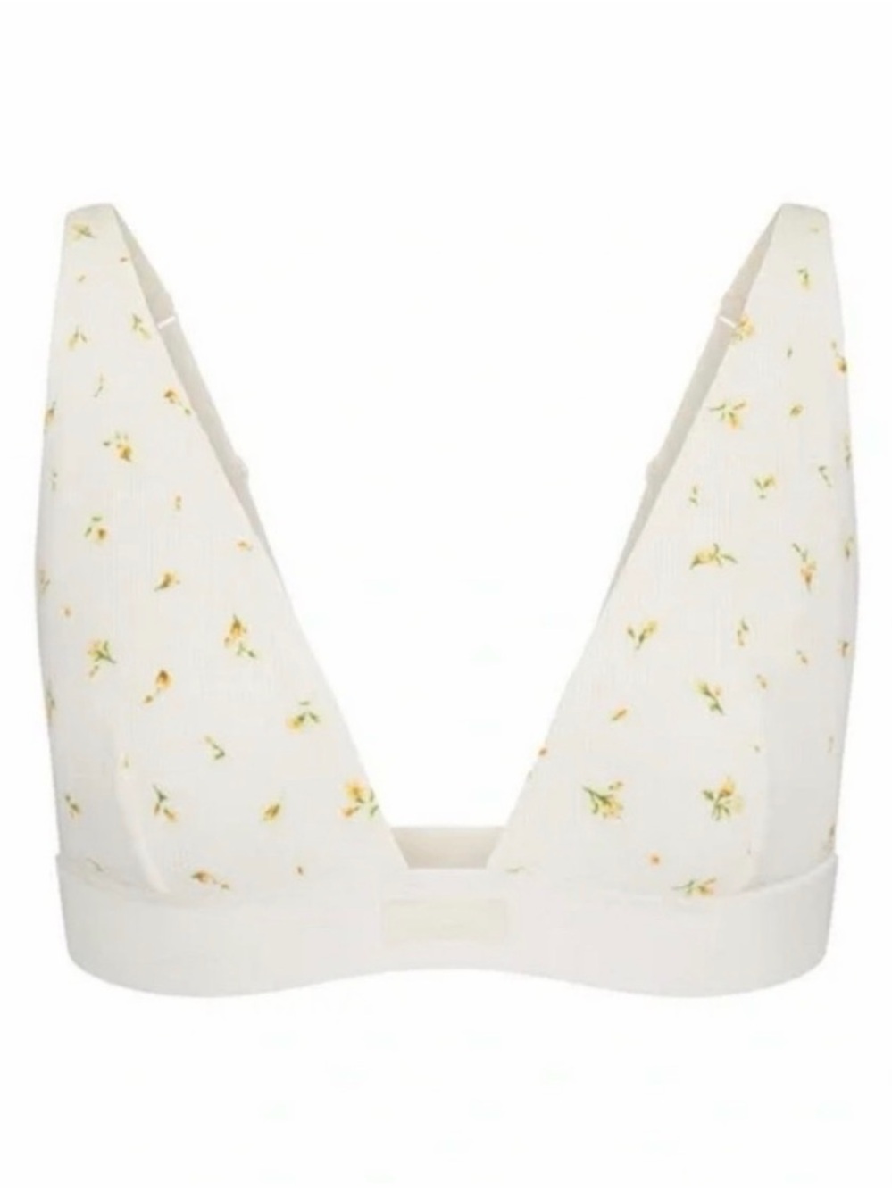 Skims rosebud marigold print bralette